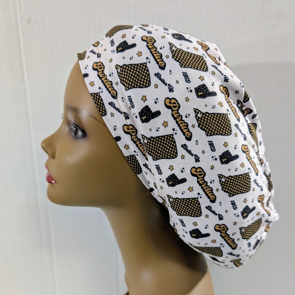 Purdue, Euro Style Scrub Cap, Scrub Cap, Surgery Hat